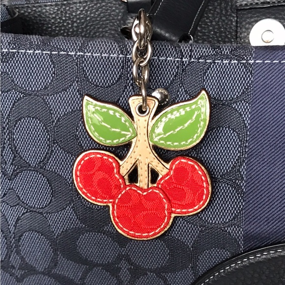 Coach Accessories - Coach Vintage Cherry Bag Charm Key Chain